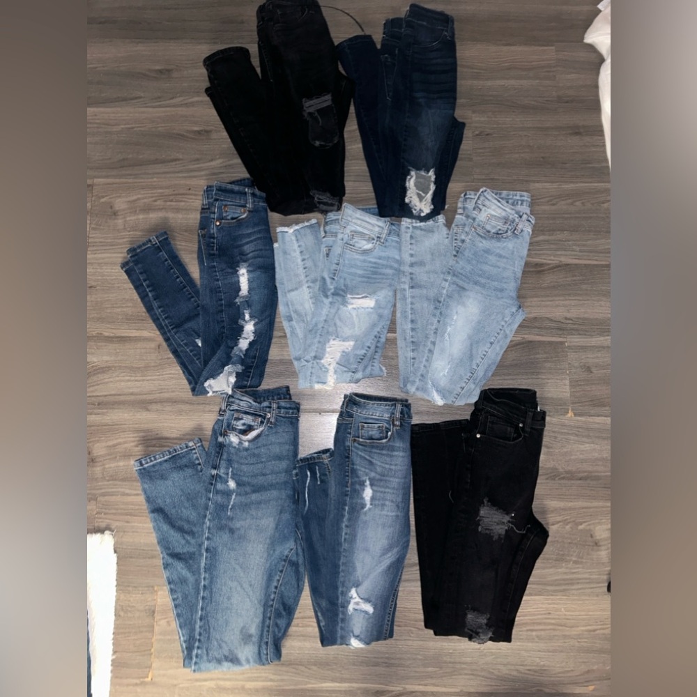8 Pack Fashion Nova Women’s Distressed Jeans